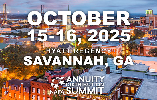 Save the Date: Annuity Distribution Summit | October 15-16, 2025 | Hyatt Regency, Savannah, GA